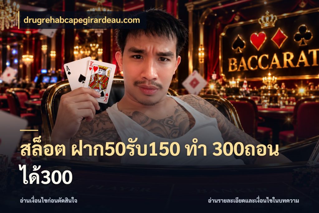 สล็อต ฝาก50รับ150 ทํา 300ถอนได้300 สีสันของโปรฝากและยอดรับ ในมุม drugrehabcapegirardeau.com