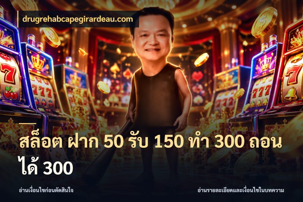 สล็อต ฝาก 50 รับ 150 ทํา 300 ถอนได้ 300 จับคู่โบนัสกับสไตล์เกมที่ชอบ ในมุม drugrehabcapegirardeau.com