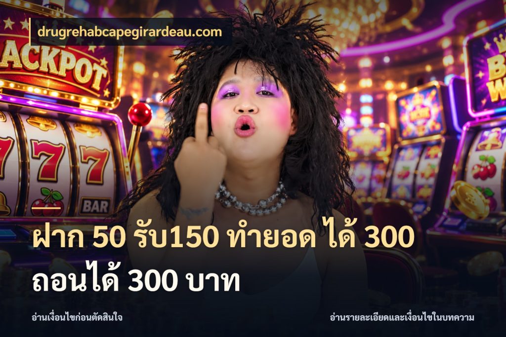ฝาก 50 รับ150 ทำยอด ได้ 300 ถอนได้ 300 บาท สายโบนัสเลือกจังหวะสนุกได้อย่างไร สไตล์ drugrehabcapegirardeau.com