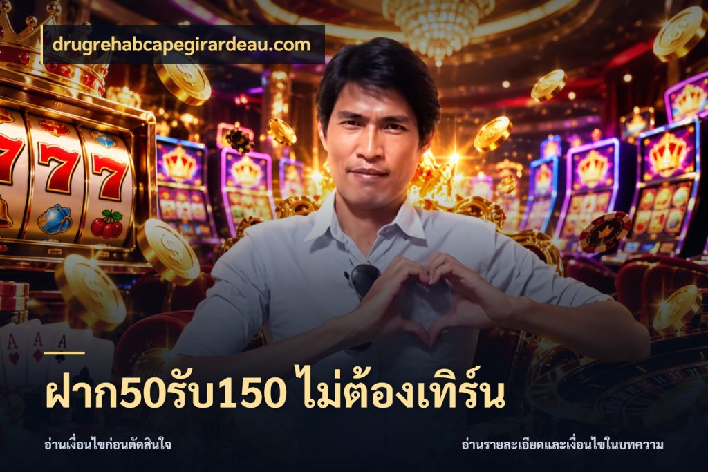 ฝาก50รับ150 ไม่ต้องเทิร์น โปรยอดรับที่สายเกมสนใจ ในมุม drugrehabcapegirardeau.com