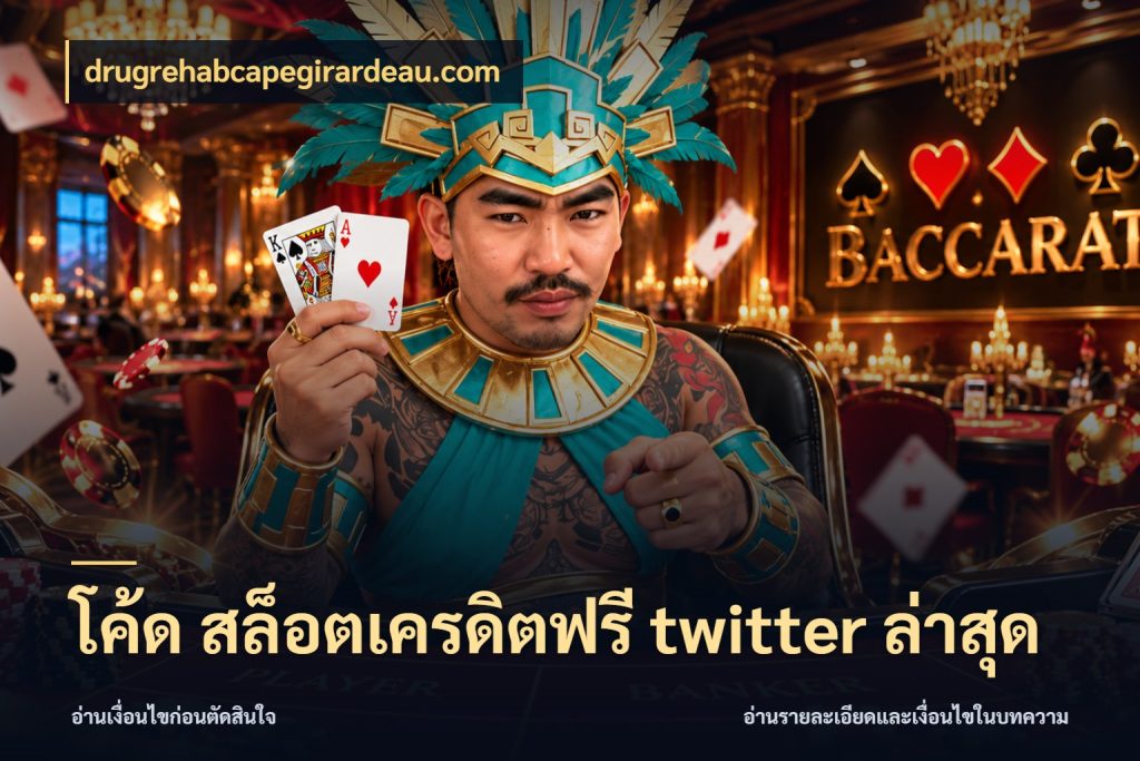 โค้ด สล็อตเครดิตฟรี twitter ล่าสุด drugrehabcapegirardeau.com จับมุมเด่นของเครดิตฟรีให้ตรงใจ