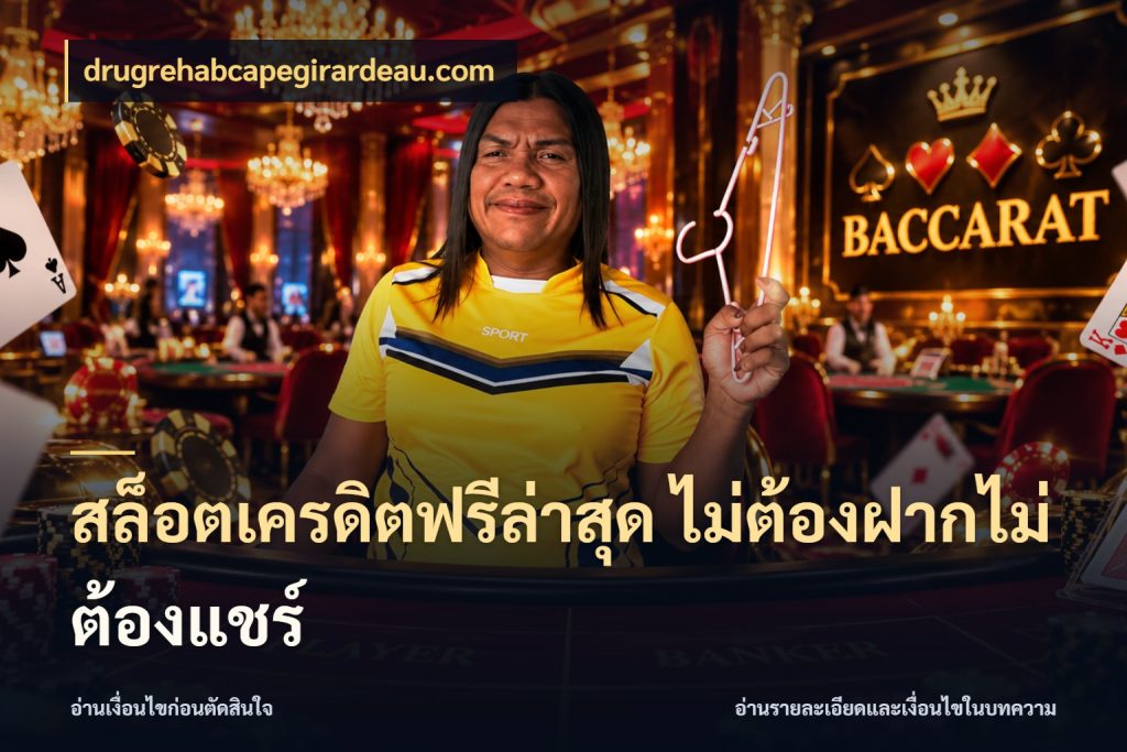 สล็อตเครดิตฟรีล่าสุด ไม่ต้องฝากไม่ต้องแชร์ รู้จักยอดและขอบเขตของเครดิตฟรี ในมุม drugrehabcapegirardeau.com