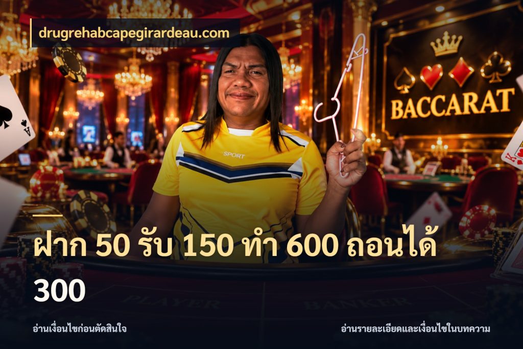 ฝาก 50 รับ 150 ทํา 600 ถอนได้ 300 drugrehabcapegirardeau.com เปิดมุมโปรให้เข้ากับเกมแนวโปรด