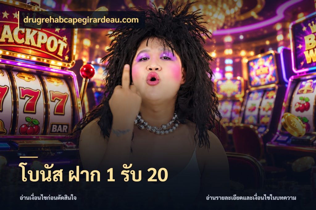 โบนัส ฝาก 1 รับ 20 สีสันของโปรฝากและยอดรับ ในมุม drugrehabcapegirardeau.com