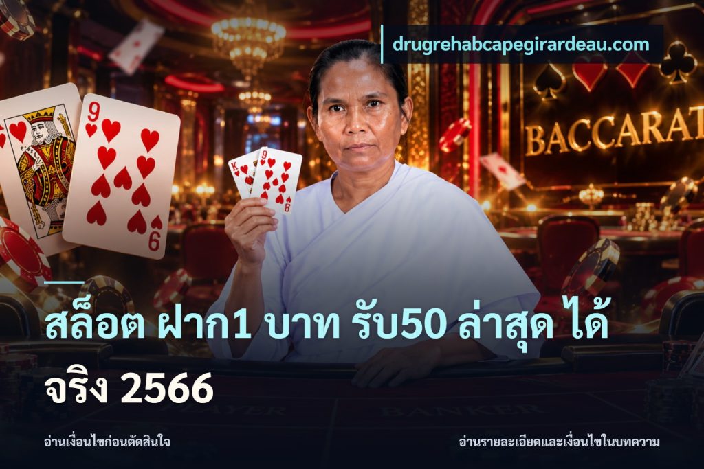 สล็อต ฝาก1 บาท รับ50 ล่าสุด ได้ จริง 2566
