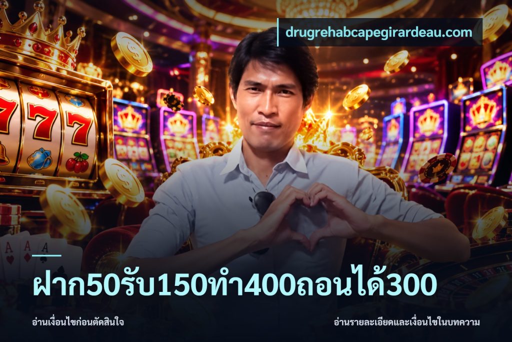 ฝาก50รับ150ทํา400ถอนได้300